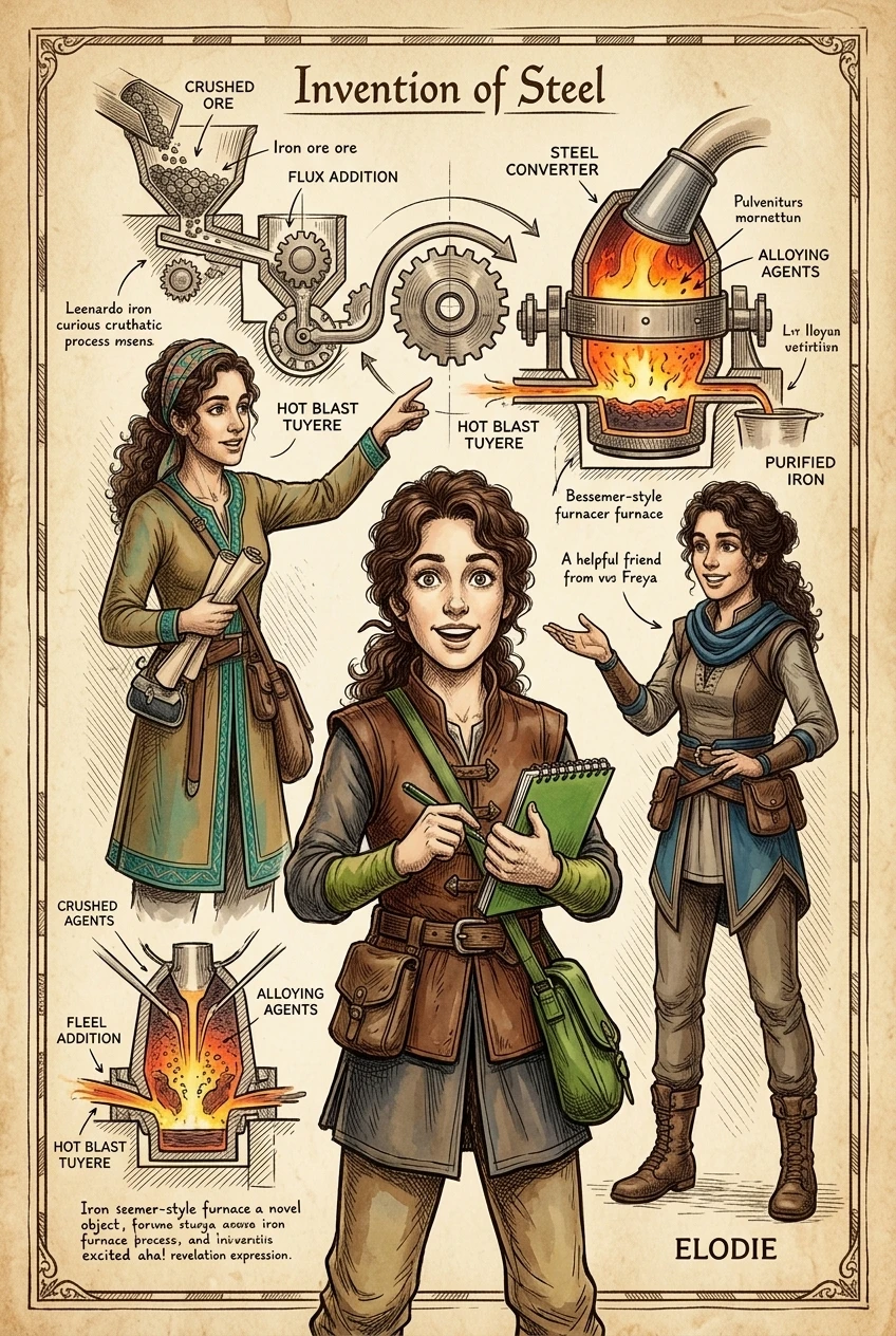 Cover of The Invention of Steel