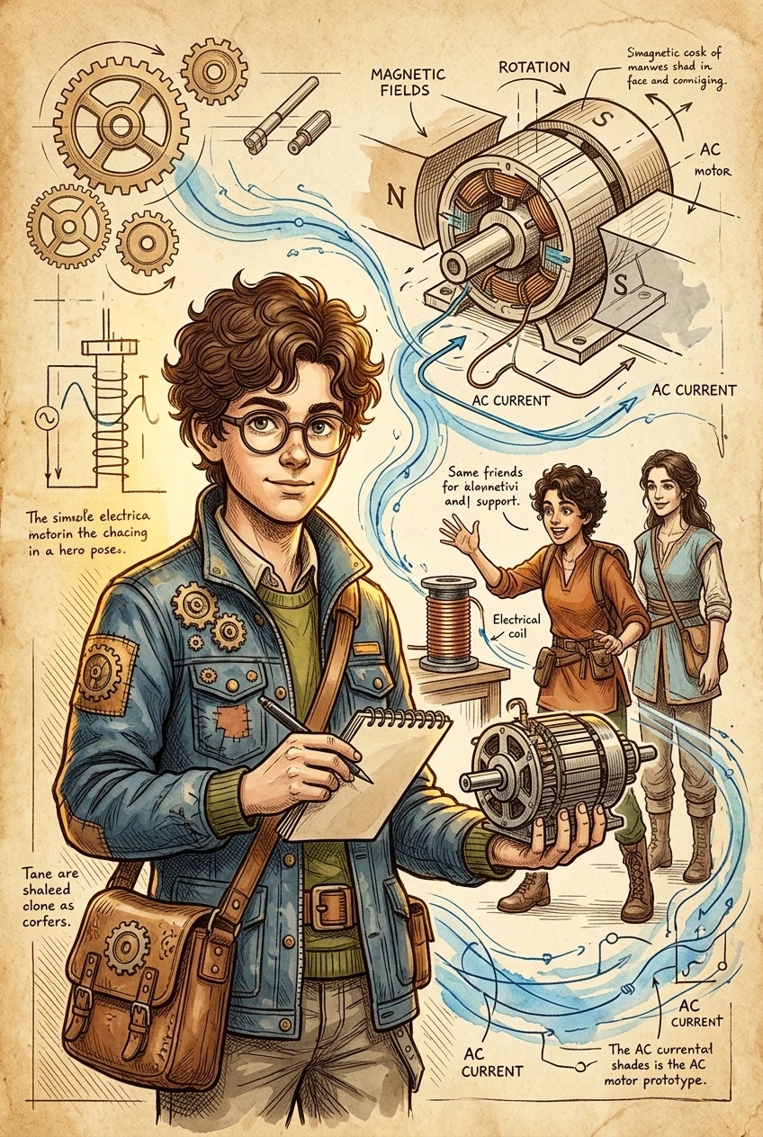 Cover of The Invention of the Alternating Current Motor