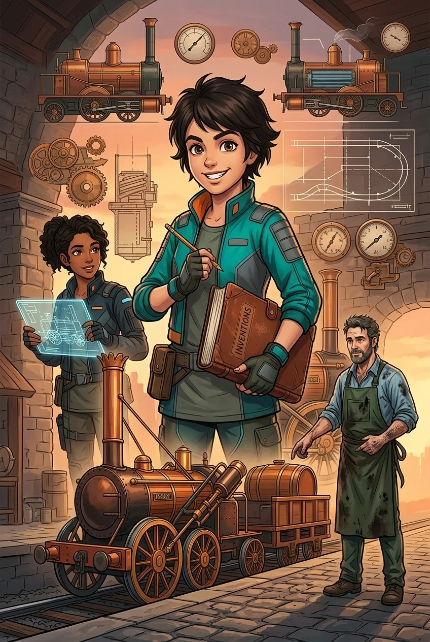 Cover of The Invention of the Locomotive