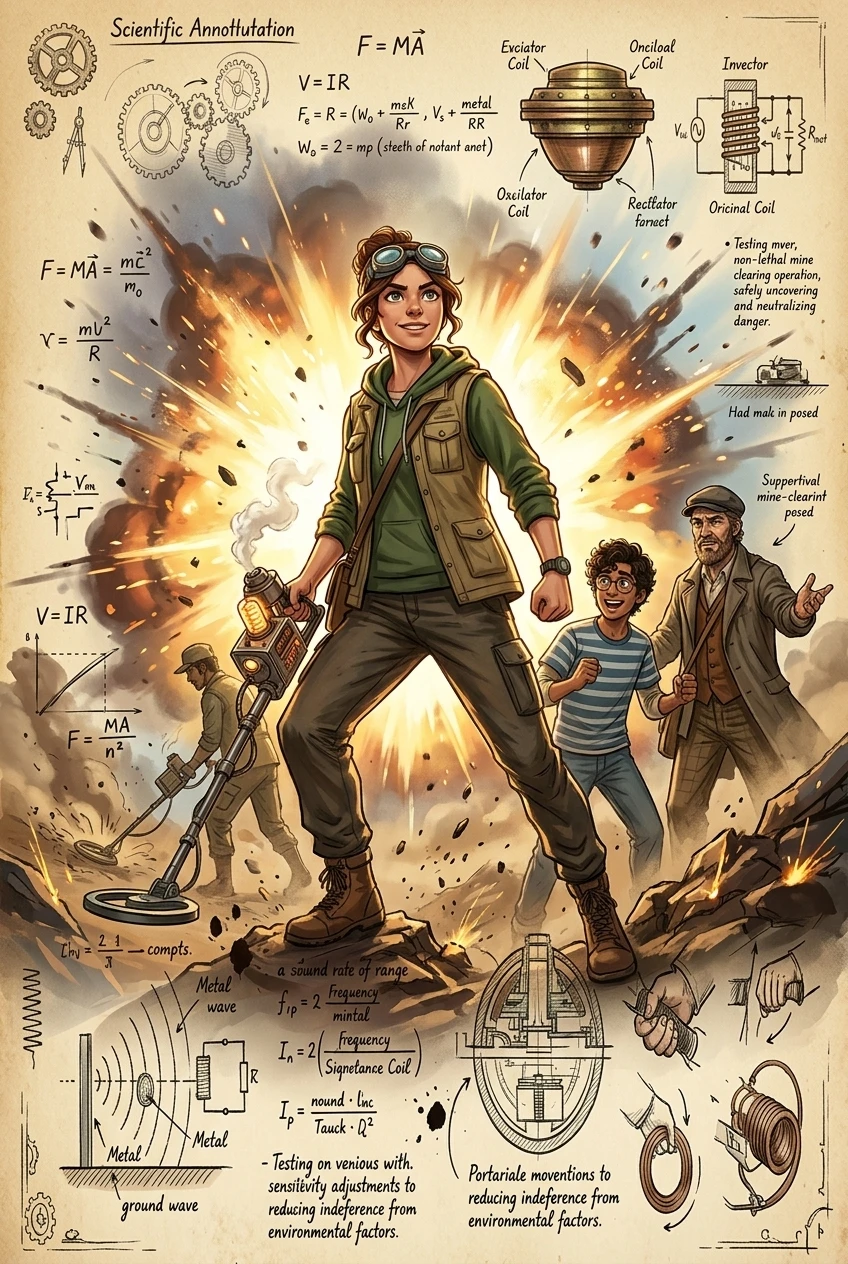 Cover of The Invention of the Mine Detector