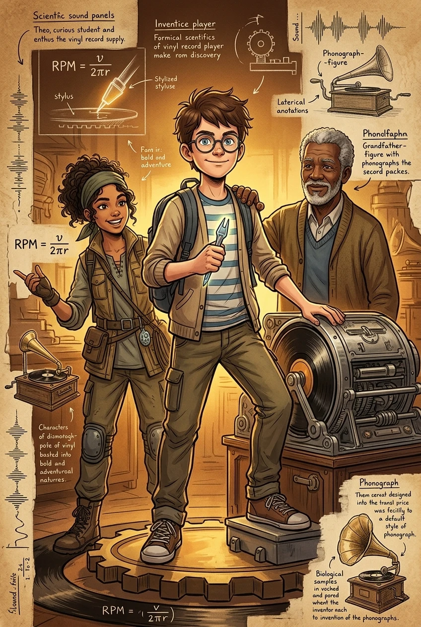 Cover of The Invention of the Vinyl Record Player