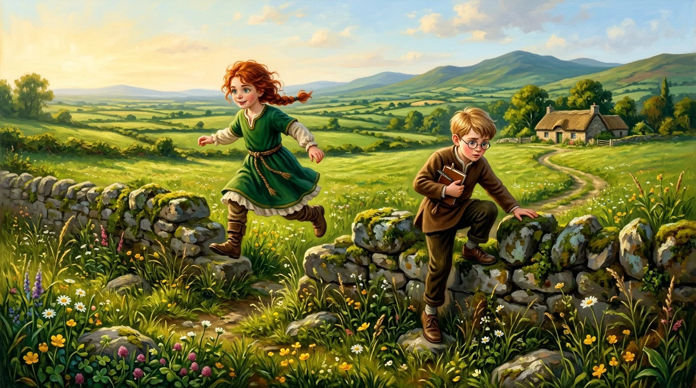 The Irish Fairy Fort — book cover — Wonder Books The Irish Fairy Fort — book cover — Wonder Books