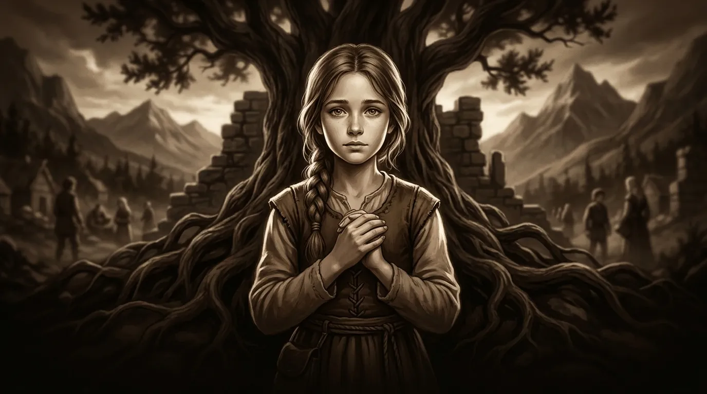 The Juniper Tree — 图书封面 — Wonder Tales