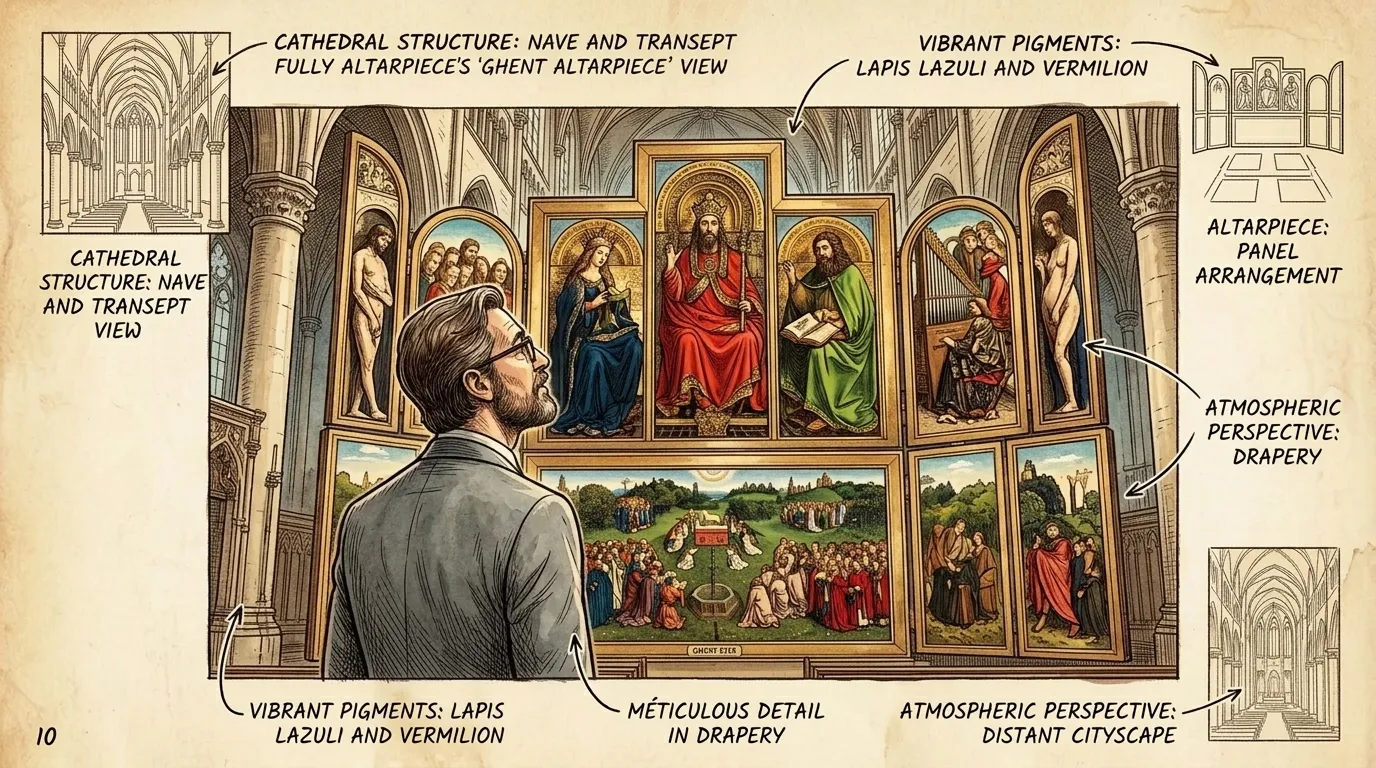 Jan van Eyck's legacy extends far beyond 'The Just Judges' panel. His revolutionary techniques and meticulous attention to detail transformed the art world. Jan van Eyck's legacy extends far beyond 'The Just Judges' panel. His revolutionary techniques and meticulous attention to detail transformed the art world.