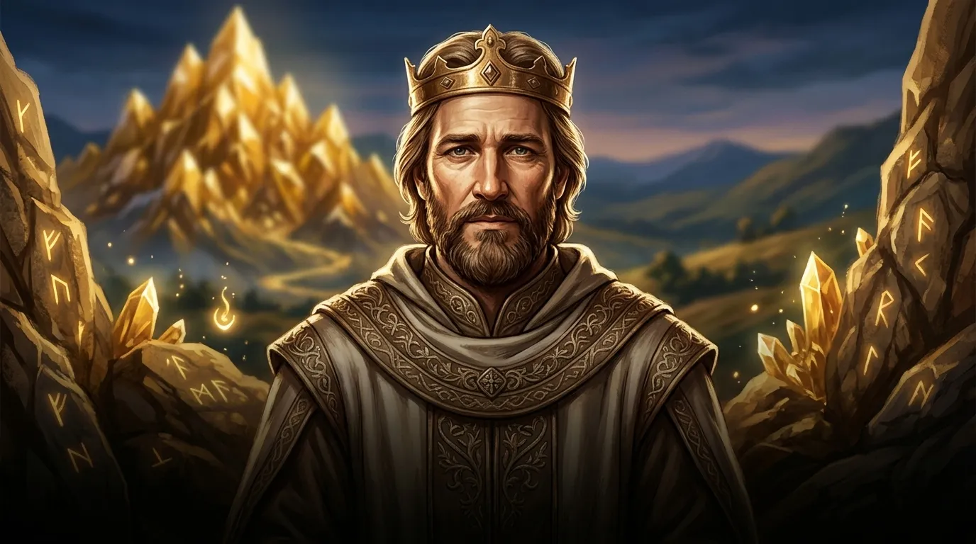 The King of the Golden Mountain — 图书封面 — Wonder Tales