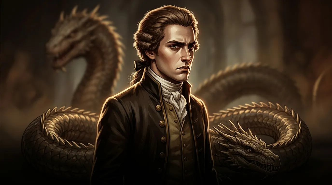 The Lambton Worm — 图书封面 — Wonder Tales