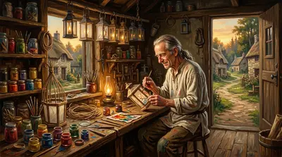 The Lantern Maker — portada del libro — Wonder Books