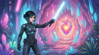 A voice echoed from behind her. 'Talia! Wait!' It was Kael, the city's historian and Talia's closest friend. 'I've found something...a forgotten prophecy,' he…