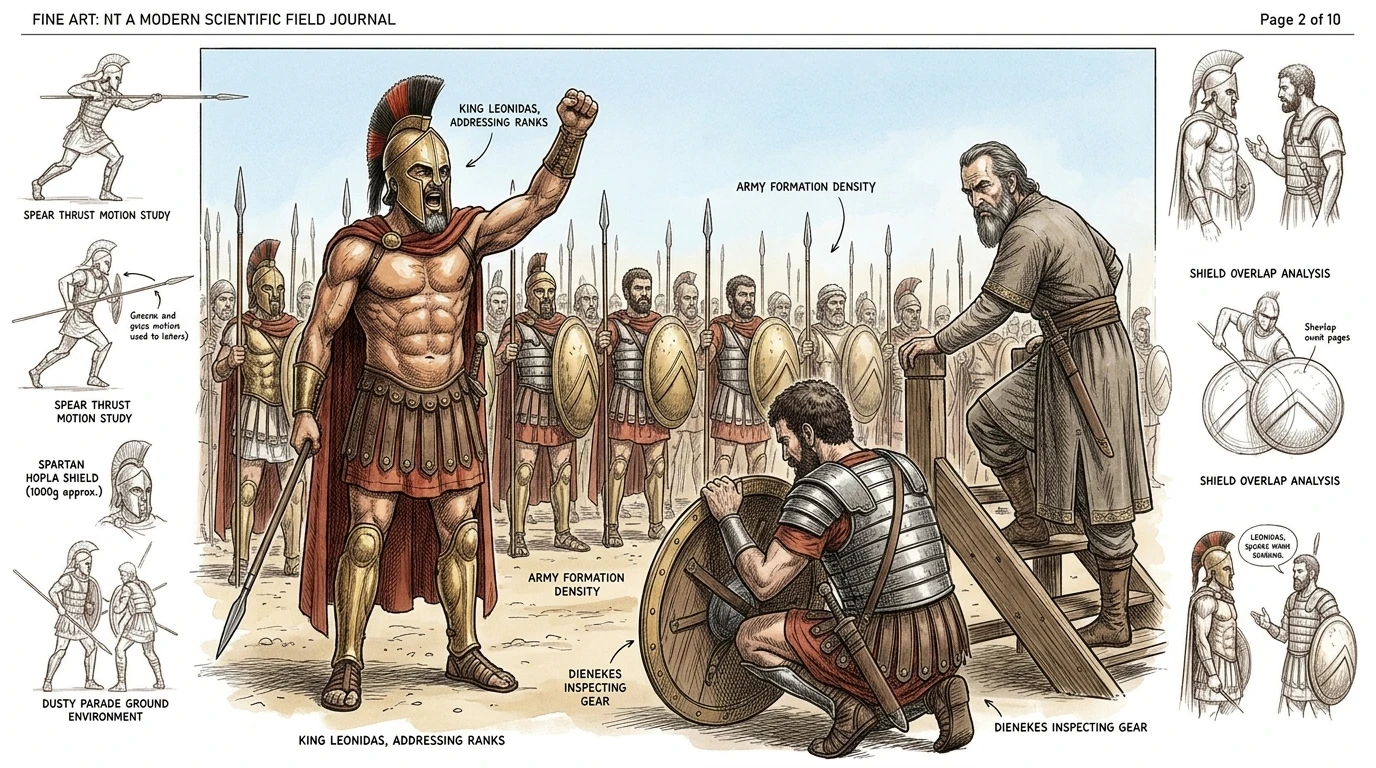 Entre los estados griegos asediados, la feroz Esparta se negó a ceder. El rey Leónidas, un hombre fuerte y musculoso de casi cincuenta años, se dirigió a sus…