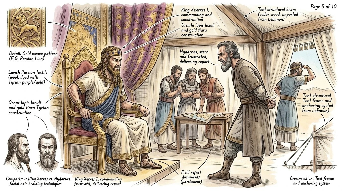 Xerxes, hirviendo de rabia por las fuertes pérdidas de su ejército, desató a sus Inmortales de élite, miles de sus mejores guerreros, contra los espartanos.