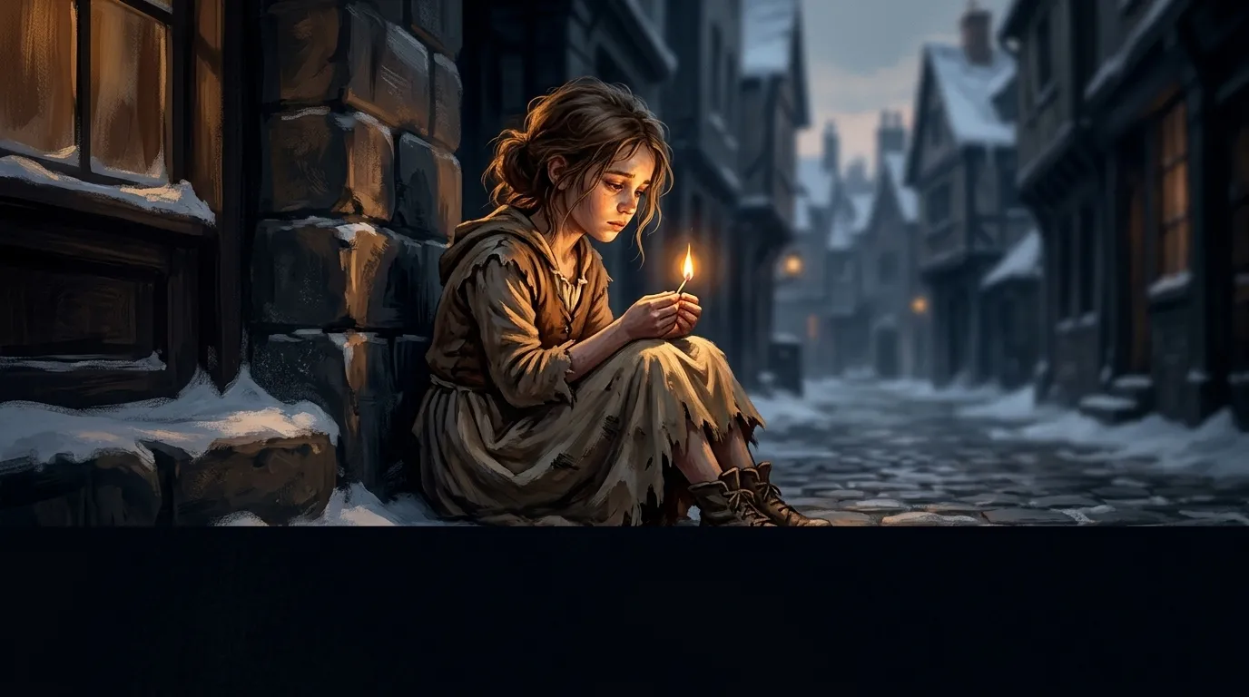 The Little Match Girl — 图书封面 — Wonder Tales