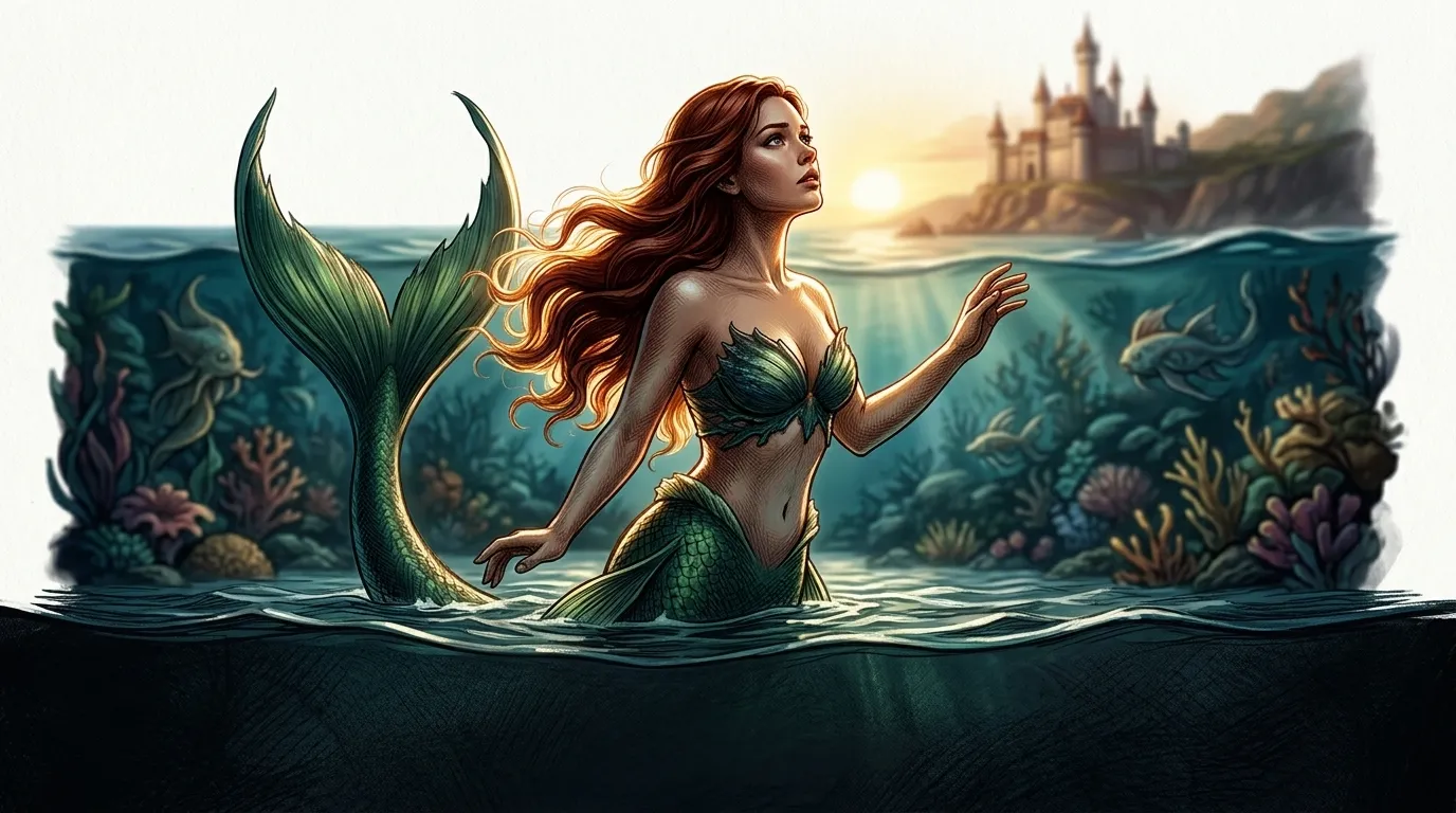 The Little Mermaid, illustrated