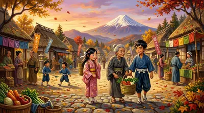 عند عودته إلى قريته، لم يعد كينجي يحلم بأن يكون محارباً. كان يساعد والده في الحقول، ولكنه كان يمارس أيضاً فن الخط ويعامل الجميع باحترام.