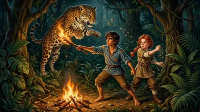 The Lost City of Gold — page 4 illustration — Wonder Books