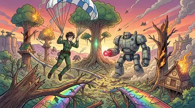 Hanging precariously from her parachute, Kira surveyed the damage. The Central Tree pulsed weakly. Hope was fading fast. This is it, isn't it? Hanging precariously from her parachute, Kira surveyed the damage. The Central Tree pulsed weakly. Hope was fading fast. This is it, isn't it?