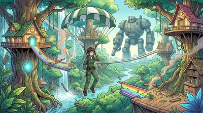 Suddenly, a signal crackled over her comms. It was Elder Rowan, a botanist and scientist. Suddenly, a signal crackled over her comms. It was Elder Rowan, a botanist and scientist.