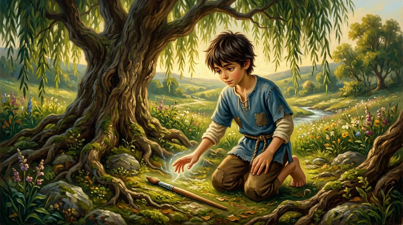 The Magic Paintbrush — book cover — Wonder Books The Magic Paintbrush — book cover — Wonder Books