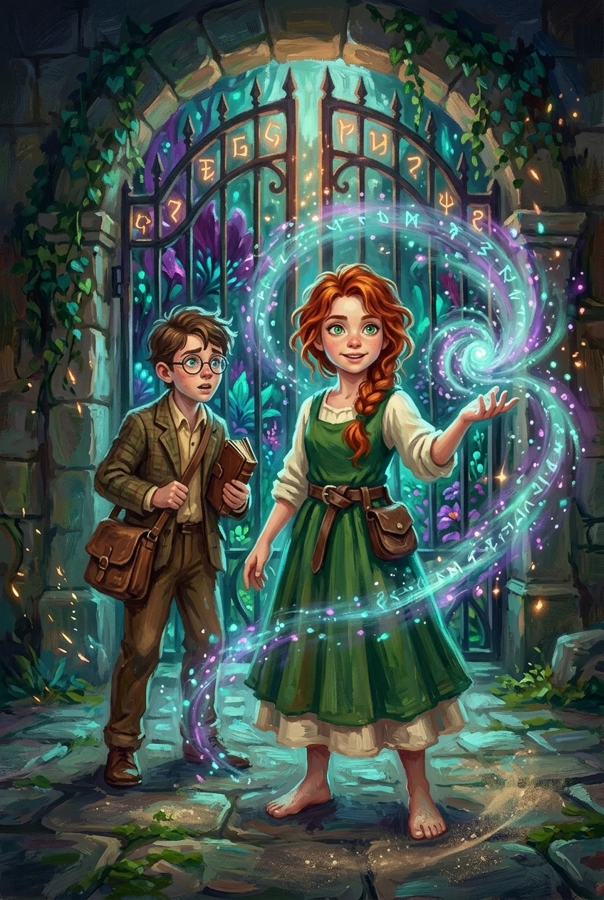 The Magical Garden Gate — capa do livro — Wonder Books