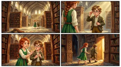 "Um portão de jardim?" Os olhos de Elara se arregalaram de excitação. "Imagine as histórias que ele guarda!" Finn hesitou.