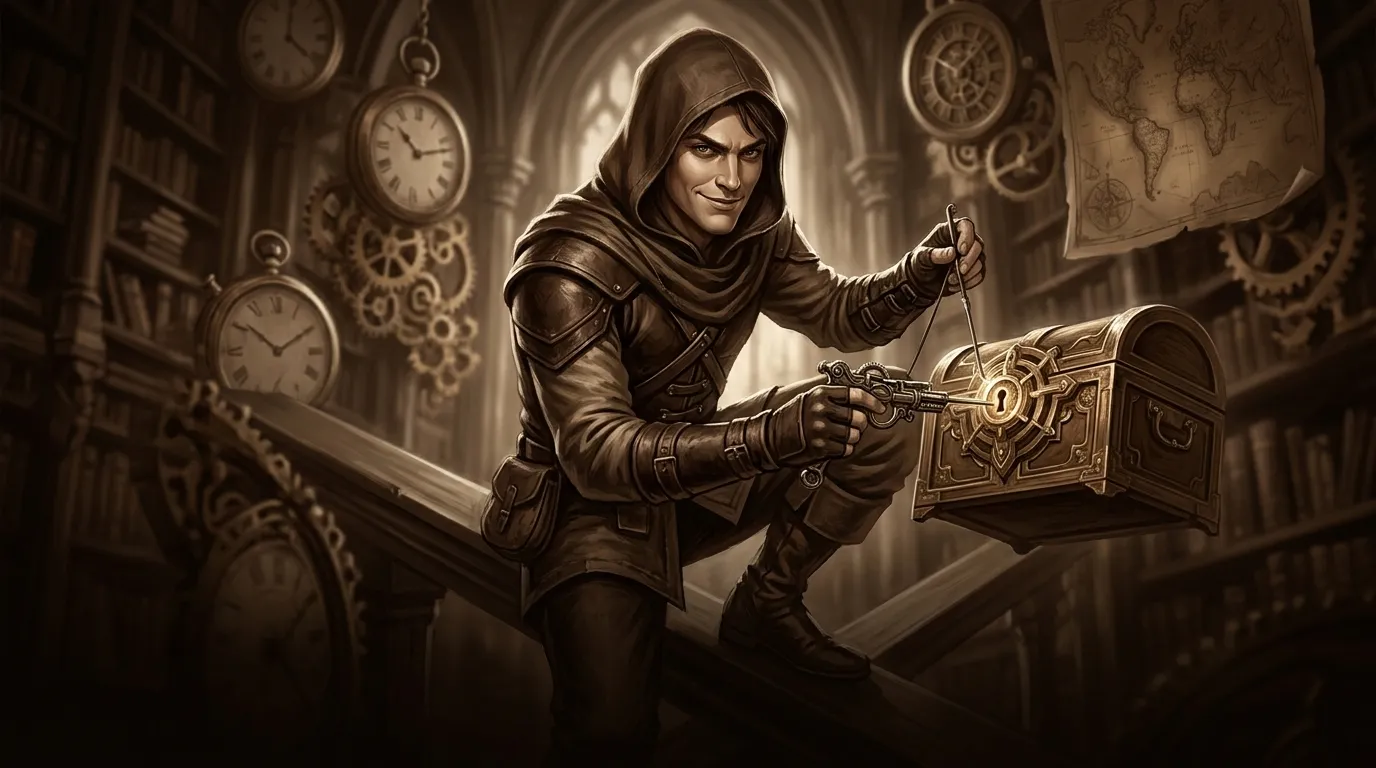 The Master Thief — 图书封面 — Wonder Tales