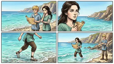 'A trident? Sounds like a fishy tale to me,' Theron chuckled, but Elina remained resolute. 'My grandfather always said, 'The unexamined life is not worth… 'A trident? Sounds like a fishy tale to me,' Theron chuckled, but Elina remained resolute. 'My grandfather always said, 'The unexamined life is not worth…