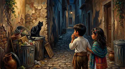 "Abuela also says to help those in need!" Sofia countered, her eyes shining with determination. Miguel hesitated, then nodded reluctantly.