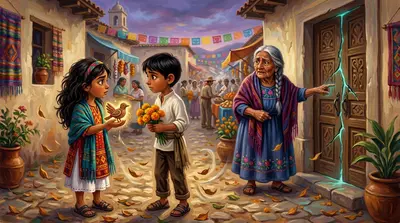 "With a song," the old woman replied. "But not just any song. A song of remembrance, a song of love. A song that can touch the hearts of those who have passed."…