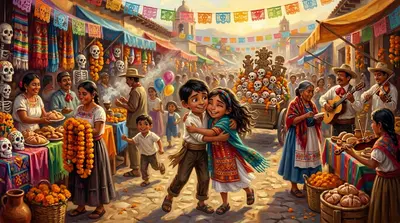 Sofia and Miguel emerged from the alley, blinking in the bright sunlight. The marketplace was even more vibrant than before.