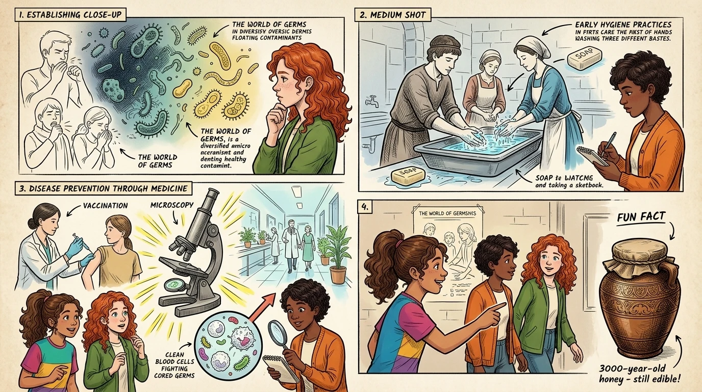 The Microscope Revolution — page 7 illustration — Wonder Science The Microscope Revolution — page 7 illustration — Wonder Science