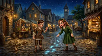 The old cobblestone streets of Oakhaven buzzed with late-night energy, but Leo and Maya were focused only on their game. The old cobblestone streets of Oakhaven buzzed with late-night energy, but Leo and Maya were focused only on their game.