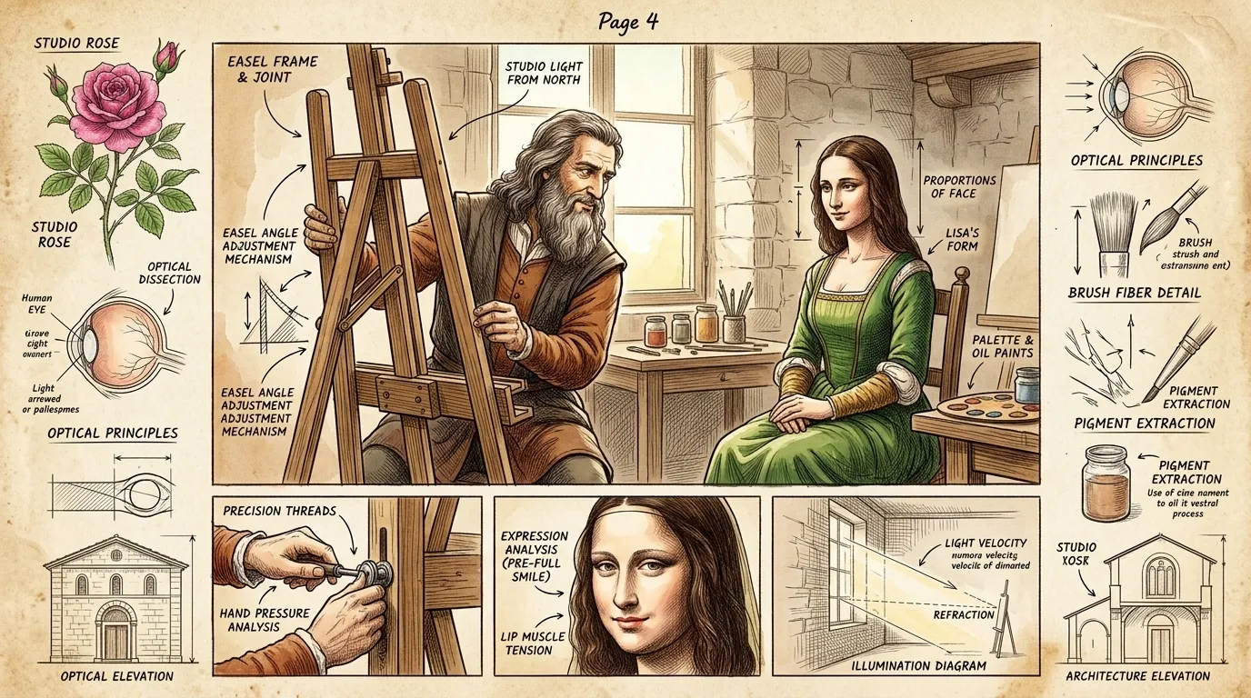 Around 1503, Leonardo began painting Lisa del Giocondo, the wife of a wealthy Florentine silk merchant, Francesco del Giocondo. Around 1503, Leonardo began painting Lisa del Giocondo, the wife of a wealthy Florentine silk merchant, Francesco del Giocondo.