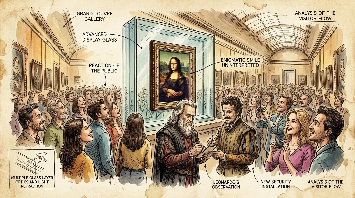 Aujourd'hui, la "Joconde" demeure au Louvre, symbole de génie artistique et de mystère persistant. Protégée par plusieurs couches de sécurité, elle continue… Aujourd'hui, la "Joconde" demeure au Louvre, symbole de génie artistique et de mystère persistant. Protégée par plusieurs couches de sécurité, elle continue…