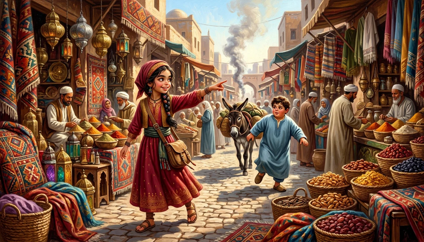 The Moroccan Market Adventure — book cover — Wonder Books The Moroccan Market Adventure — book cover — Wonder Books