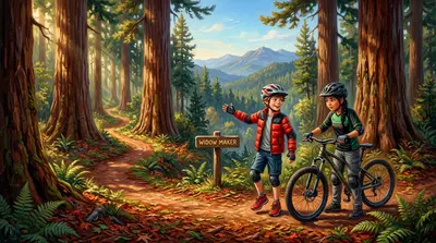 Dağ Bisikleti Macerası — kitap kapağı — Wonder Books