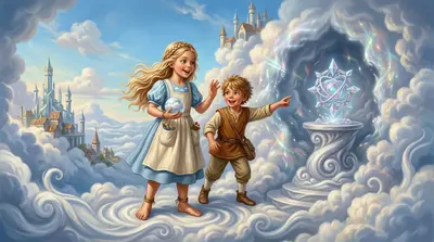 露米一说出“未来”这个词，云墙的一部分就闪烁了一下，随即消失，露出了一个隐藏的壁龛。里面，在一个基座上，放着天图。
