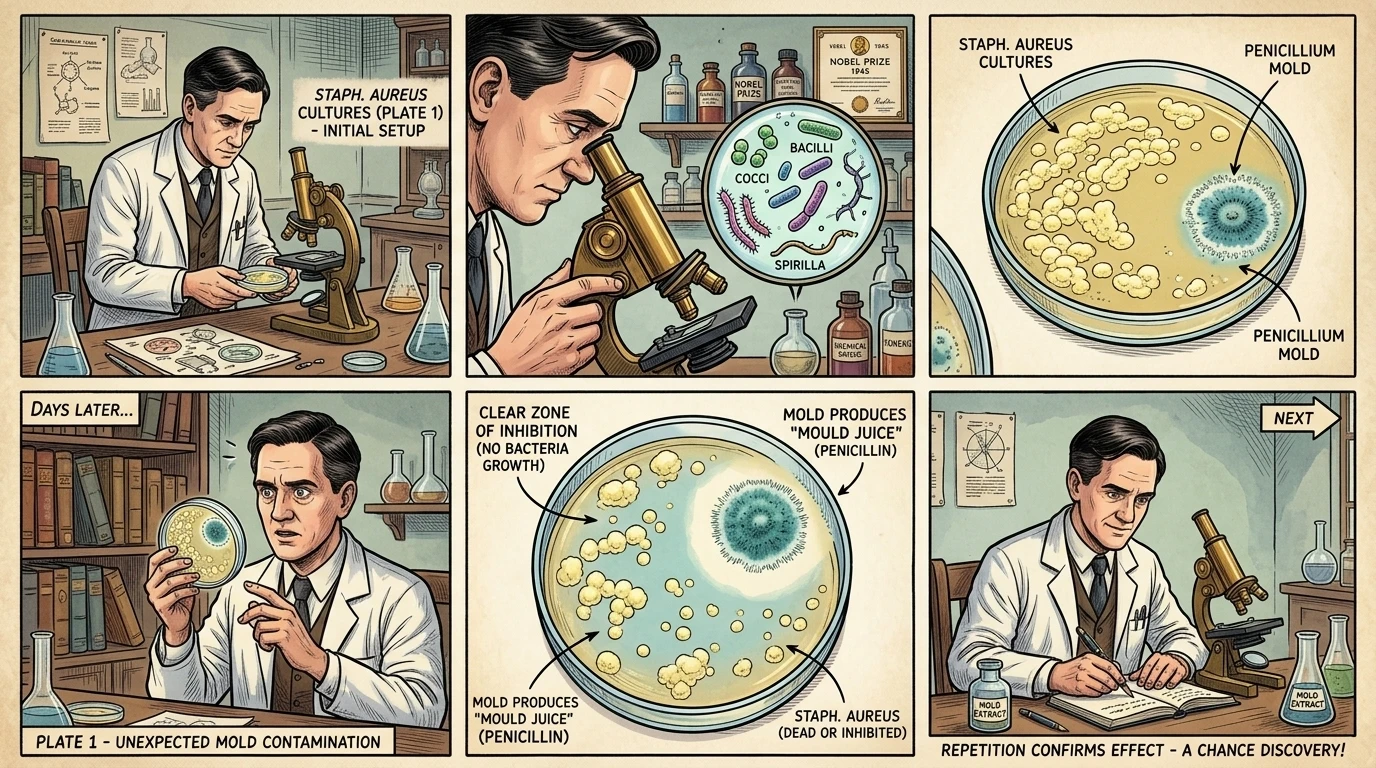 Alexander Fleming, a Scottish biologist, was known for being a bit messy—or so the stories say! He'd even won the Nobel Prize in 1945 for his work. Alexander Fleming, a Scottish biologist, was known for being a bit messy—or so the stories say! He'd even won the Nobel Prize in 1945 for his work.