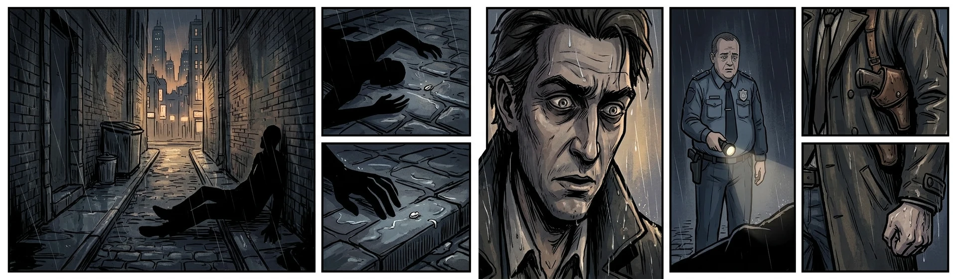 The Phantom Witness — page 4 illustration — Wonder Comics The Phantom Witness — page 4 illustration — Wonder Comics