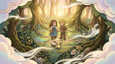ピップはよちよちと前に進み出た。「僕はドリームシープのふわふわを集めているんだ！」と胸を張って誇らしげに発表した。「ドリームシープ？」エララは興味津々に尋ねた。