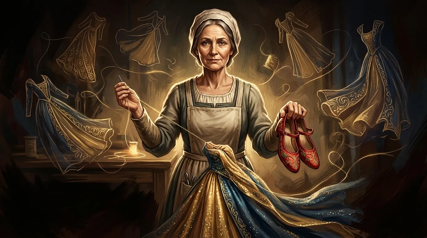 The Red Shoes — 图书封面 — Wonder Tales