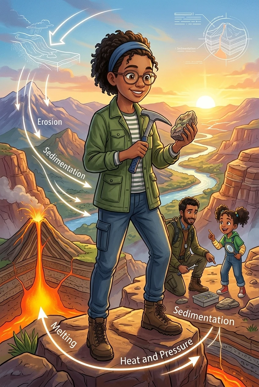 Cover of The Rock Cycle