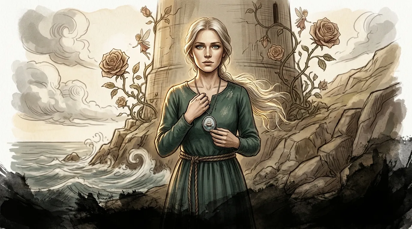 The Rose Elf — 图书封面 — Wonder Tales