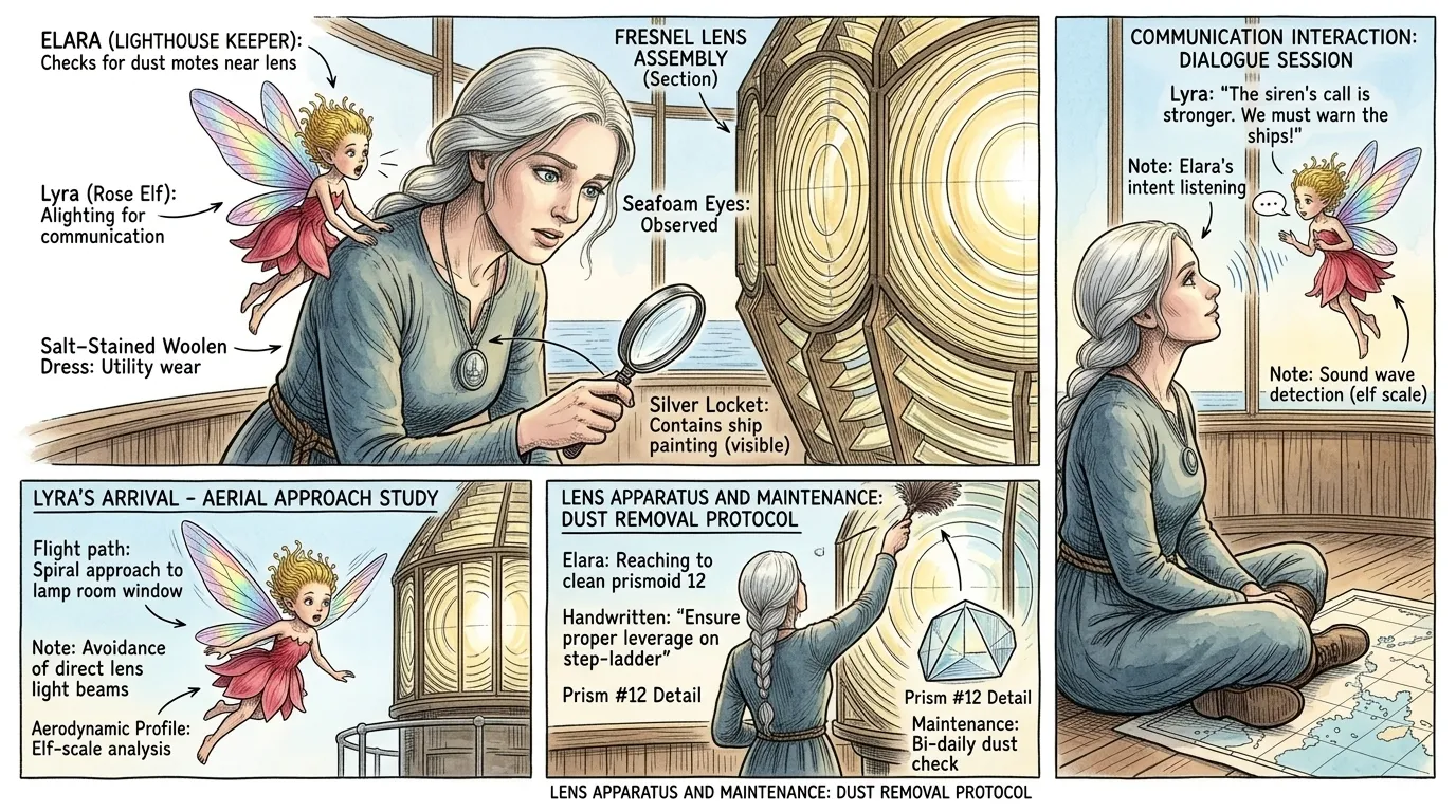 The Rose Elf — page 3 illustration — Wonder Tales The Rose Elf — page 3 illustration — Wonder Tales