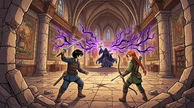 They burst into the castle's throne room, finding the Shadow Syndicate leader, a gaunt figure cloaked in darkness. He held the Sacred Scroll in his hand, ready… They burst into the castle's throne room, finding the Shadow Syndicate leader, a gaunt figure cloaked in darkness. He held the Sacred Scroll in his hand, ready…