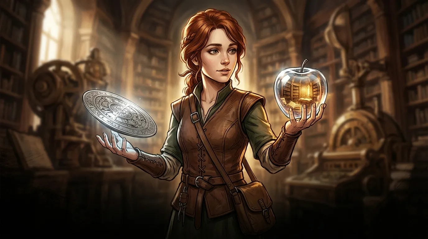 The Silver Saucer and the Transparent Apple — 图书封面 — Wonder Tales