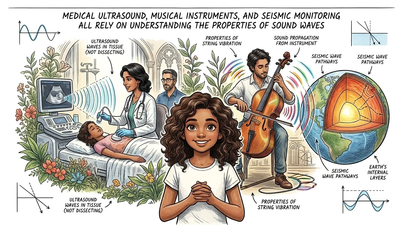 Understanding the speed of sound helps us explore the world. From medicine to music, from communication to climate science, listening to echoes tells us about… Understanding the speed of sound helps us explore the world. From medicine to music, from communication to climate science, listening to echoes tells us about…
