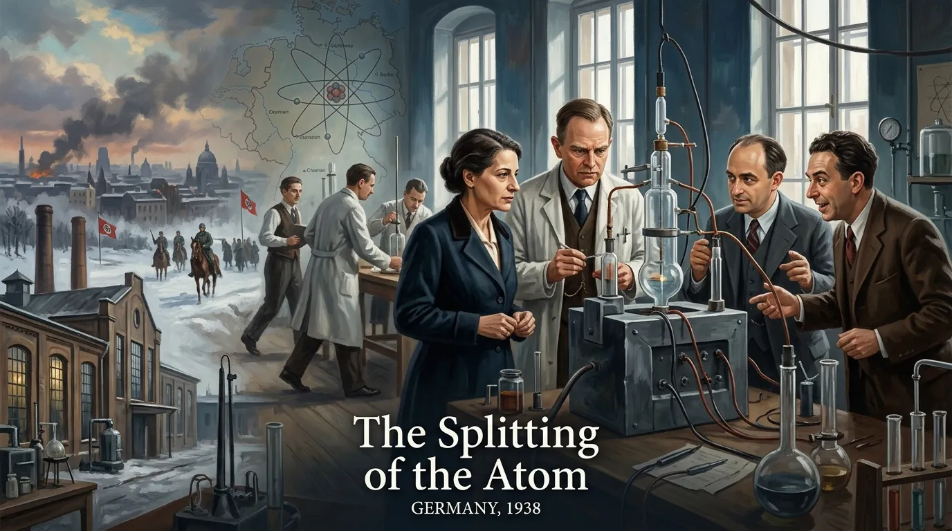 The Splitting of the Atom (1942, Germany) — book cover — Wonder History The Splitting of the Atom (1942, Germany) — book cover — Wonder History