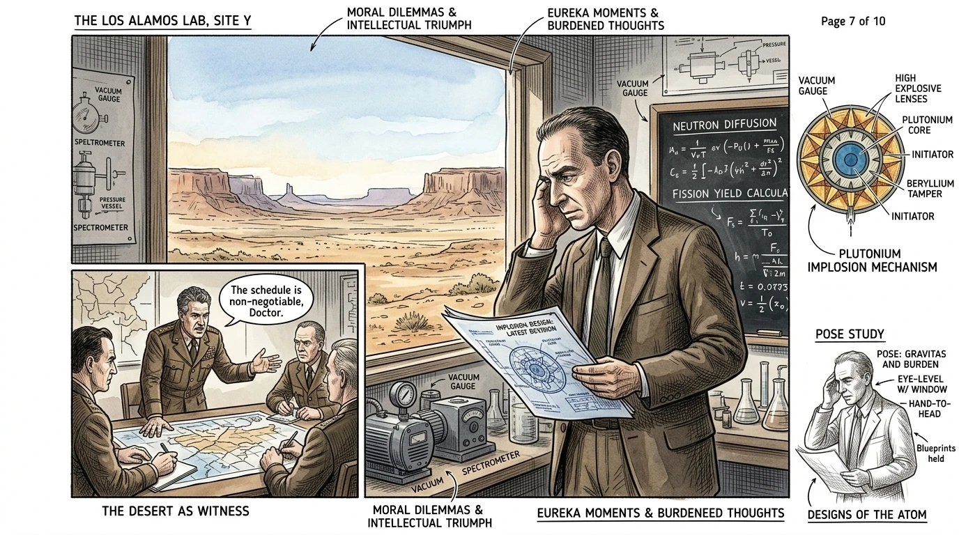 News of Fermi's success reached Los Alamos, New Mexico, where J. Robert Oppenheimer led the effort to design the atomic bomb. News of Fermi's success reached Los Alamos, New Mexico, where J. Robert Oppenheimer led the effort to design the atomic bomb.