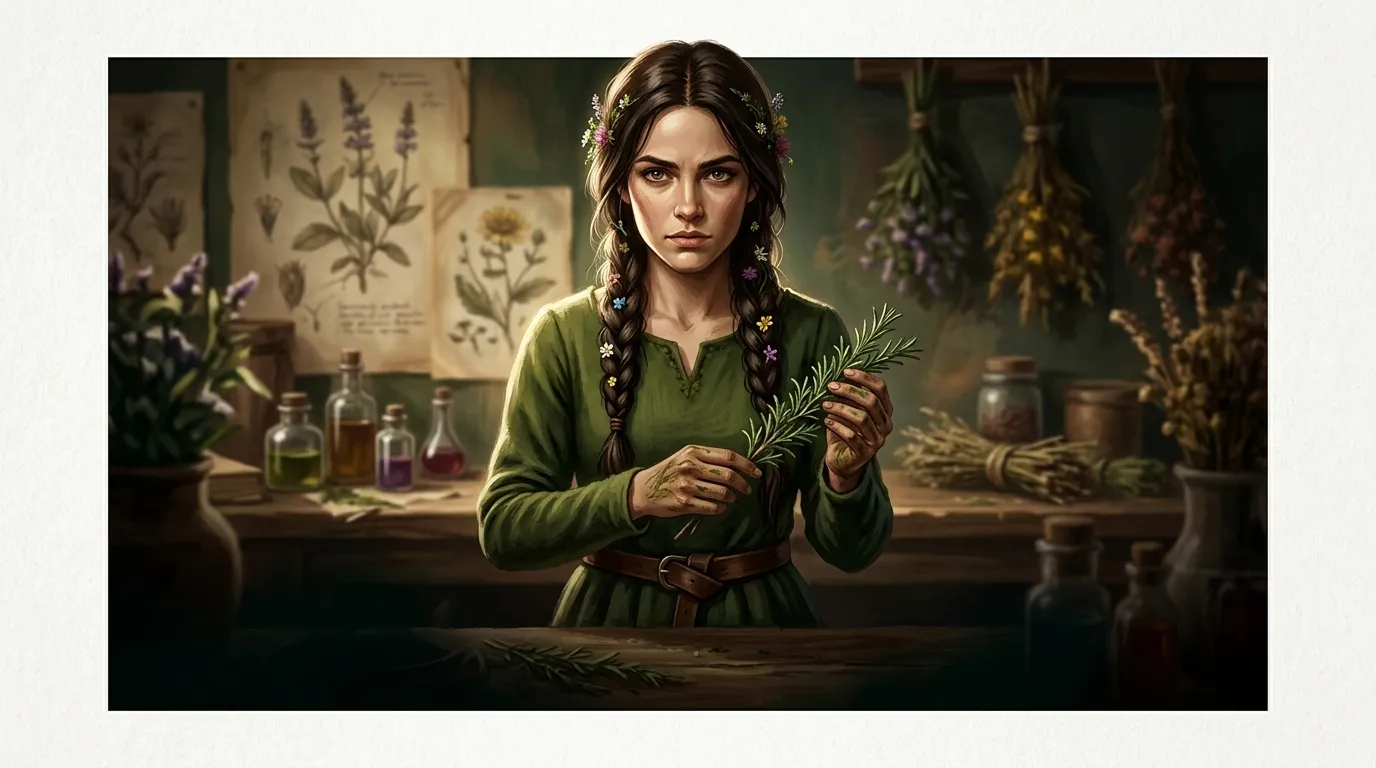 The Sprig of Rosemary — 图书封面 — Wonder Tales