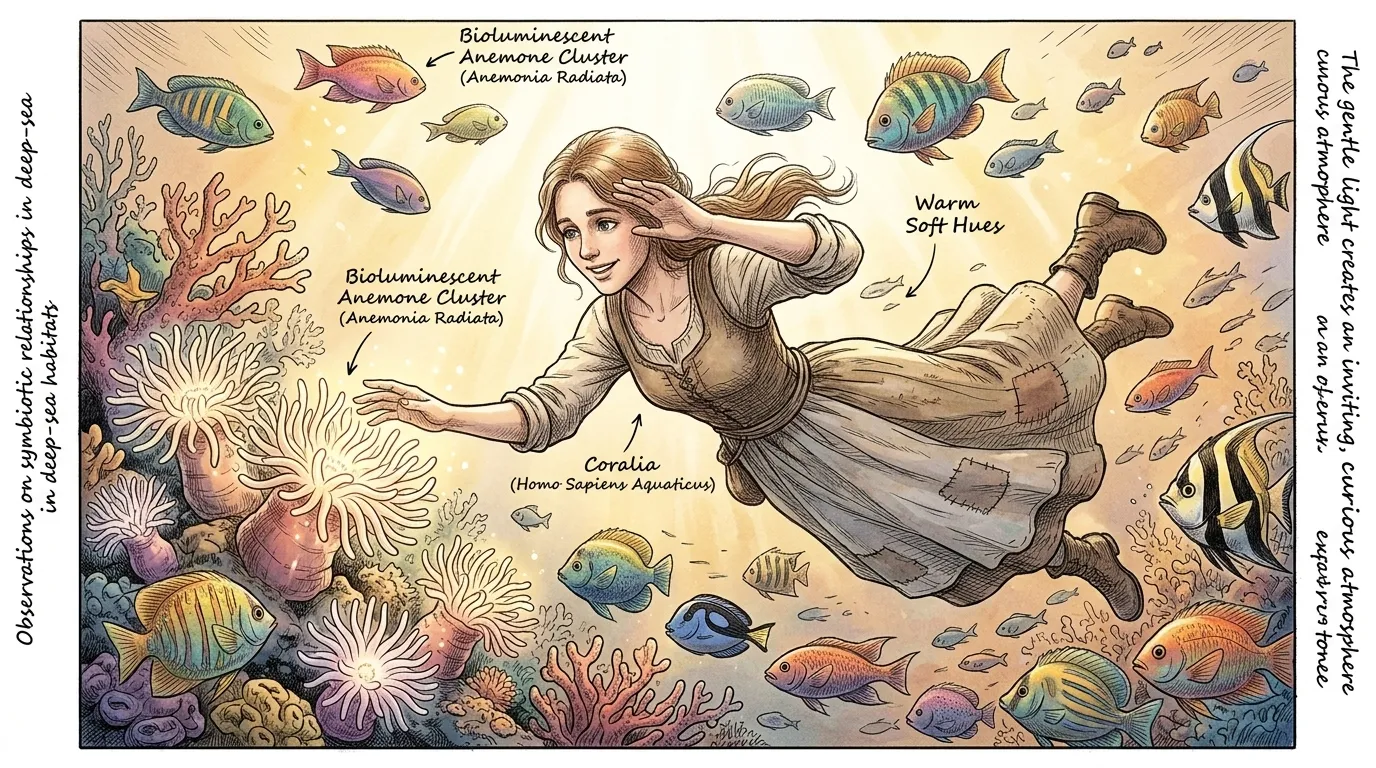 在波光粼粼的海底王国,发光的生物将海洋染成变幻的色彩,住着两姐妹:善良却被迫沦为奴仆的科拉莉亚,以及她残忍的继妹玛丽斯。 在波光粼粼的海底王国,发光的生物将海洋染成变幻的色彩,住着两姐妹:善良却被迫沦为奴仆的科拉莉亚,以及她残忍的继妹玛丽斯。