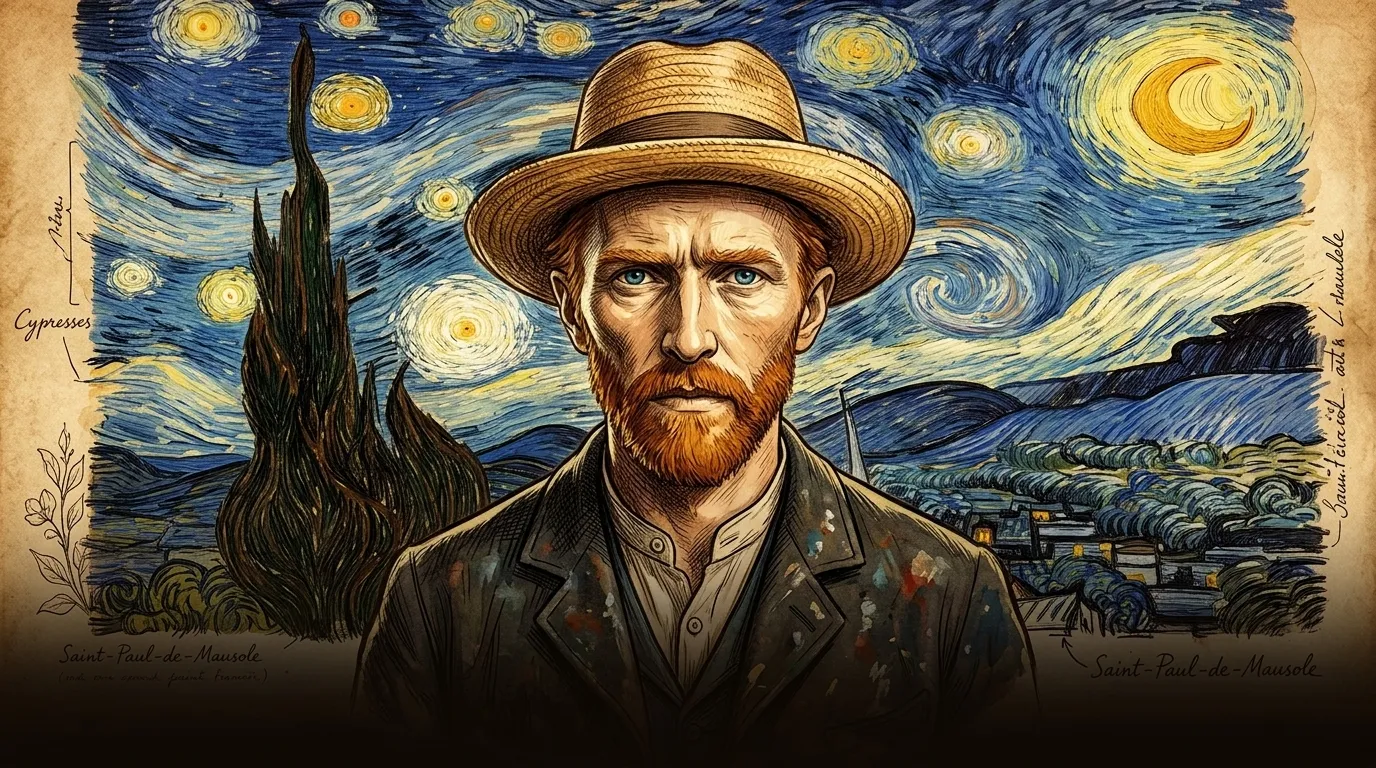 The Starry Night — capa do livro — Wonder Arts